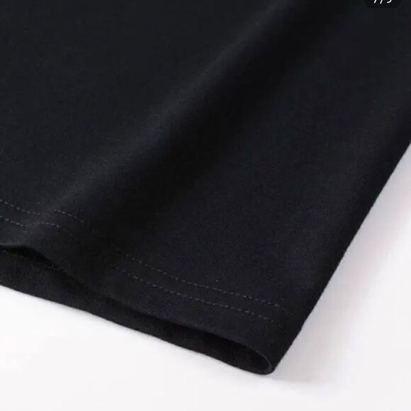 New Faith over Fear Rhinestone T-shirt Black with Red and Silver Soft Stretchy - Picture 7 of 9